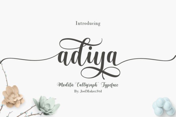 Adiya Script Font: Elevating Brand Identity with Seamless Elegance