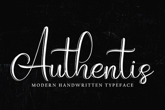 Authentis: A Handwritten Typeface for Editorial Elegance