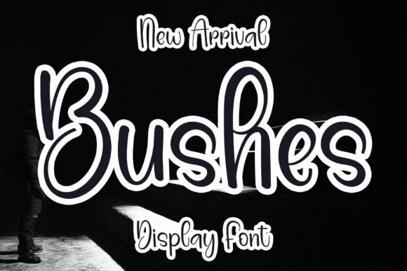 Bushes: The Delicate Handwritten Display Font for Crafters