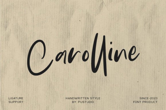 Carolline: A Handwritten Typeface for Campaign Designers
