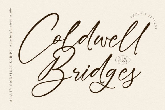 Coldwell Bridges: The Elegant Script Font for Polished Branding