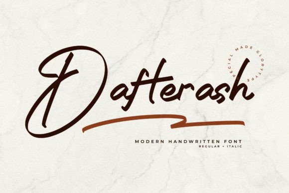 Dafterash: The Handwritten Typeface That Elevates Campaign Creativity