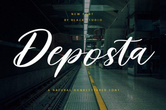 Deposta: The Elegant Script Font for Polished Brand Identity