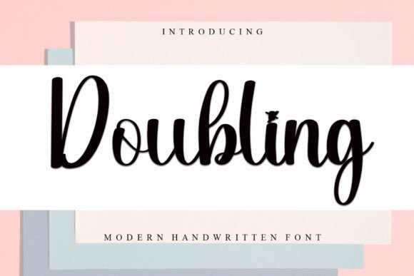 Doubling: A Handwritten Typeface That Elevates Web Design