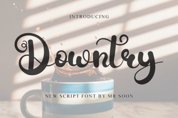 Downtry Font Review: A Sweet Typeface for Modern Branding