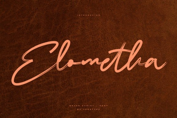 Elometha: The Delicate Typeface That Elevates Handmade Branding