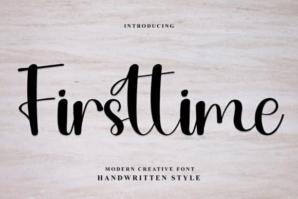 Firsttime Typeface: Elevating Digital Brand Identity