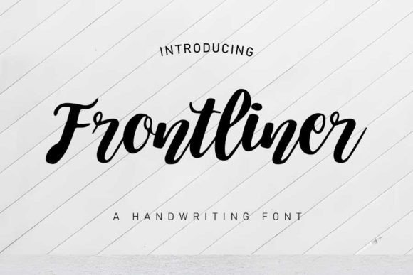 Frontliner: The Luxury Handwritten Typeface for Creative Makers
