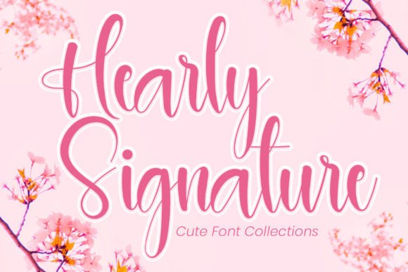 Hearly Signature: Elevate Your Brand Identity With Elegant Handwritten Typography
