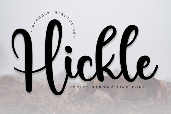 Hickle Typeface: A Delicate Script for Handmade Brands