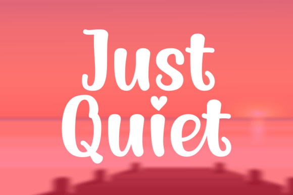 Just Quiet Typeface Review for Elegant Web Design