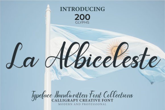 La Albiceleste: A Timeless Handwritten Typeface for Editorial Design
