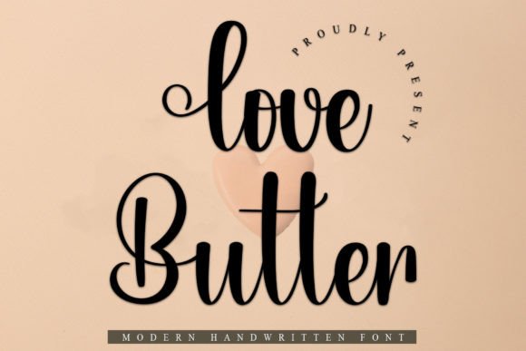 Love Butter: A Handwritten Typeface for Elegant Editorial Design
