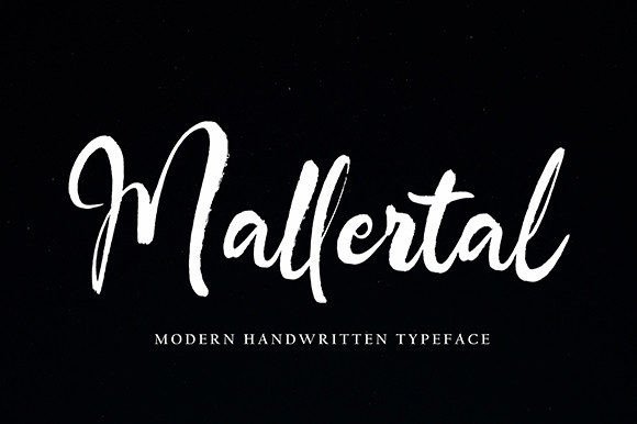 Mallertal: A Handwritten Typeface for Editorial Elegance