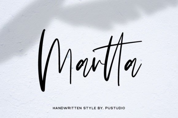 Martta: The Handwritten Typeface That Elevates Digital Brand Identity