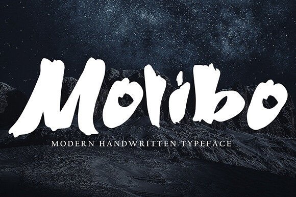 Molibo: The Handwritten Typeface for Elegant Editorial Design
