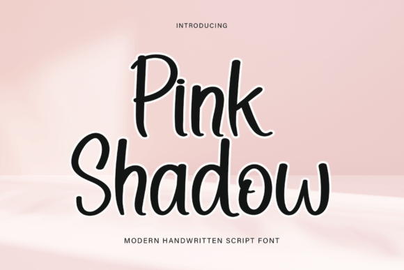 Pink Shadow: The Handwritten Typeface for Timeless Brand Identity