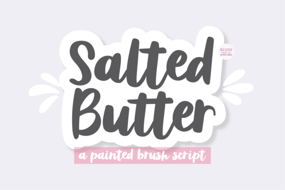 Salted Butter: A Handwritten Typeface for Elegant Editorial Design
