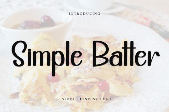 Simple Batter: A Timeless Handwritten Typeface for Crafters