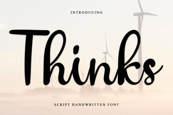 Thinks: The Handwritten Typeface That Elevates Small Business Branding