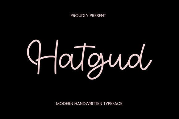 Upgrade Your Brand Identity With the Hatgud Script Typeface